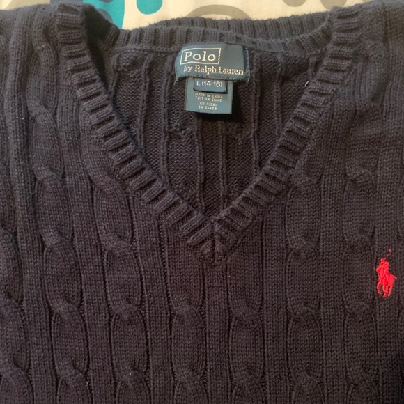 Ralph Lauren Polo Cable Knit Vest - Picture 2 of 3